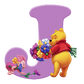 Diamond Paintings Art Letter J Winnie The Pooh
