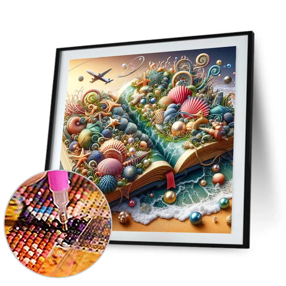 Diamond Painting - Full Round / Square - Book Shells