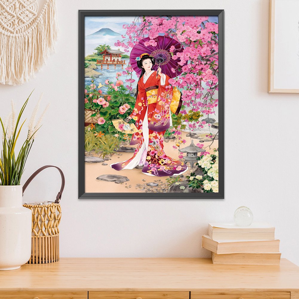 11ct Stamped Cross Stitch Ancient Beauty(48*63cm)