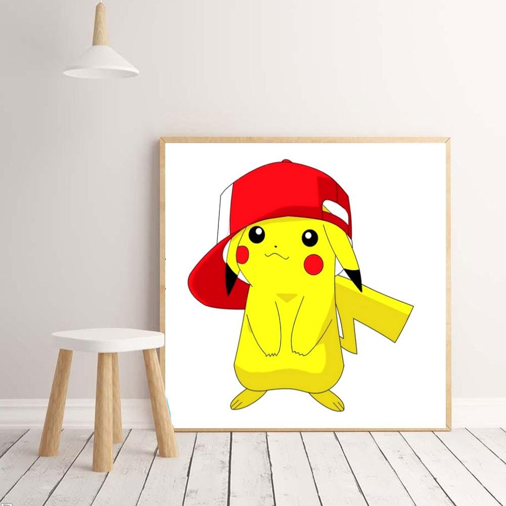 Diamond Painting - Full Round - Cute Pikachu A