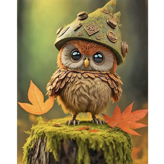 5D DIY Diamond Painting Kit - Full Round / Square - Baby Owl