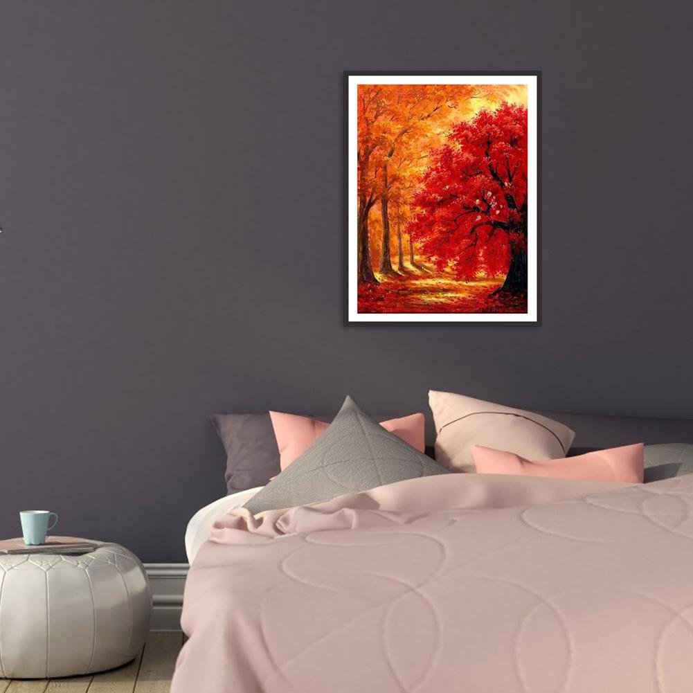 Diamond Painting - Full Round - Orange Forest