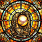 baseball stained glass diamond painting