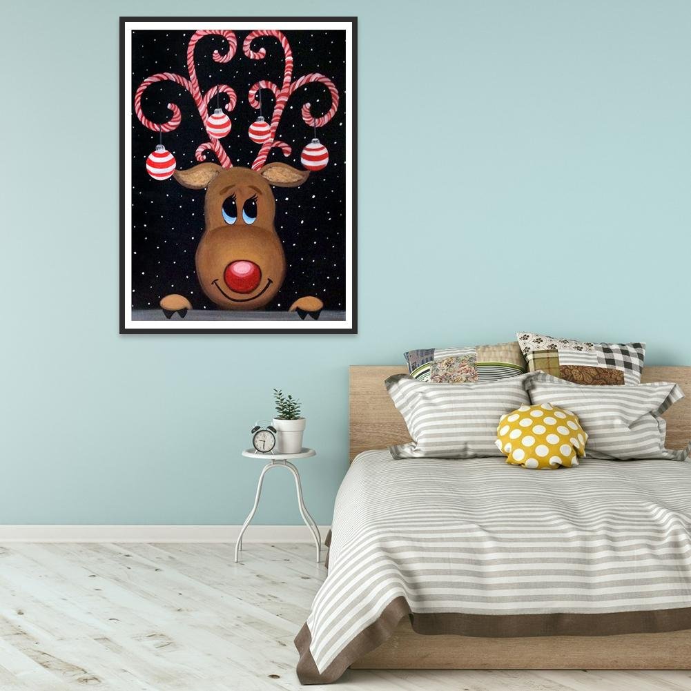 Diamond Painting - Full Round - Smile Elk