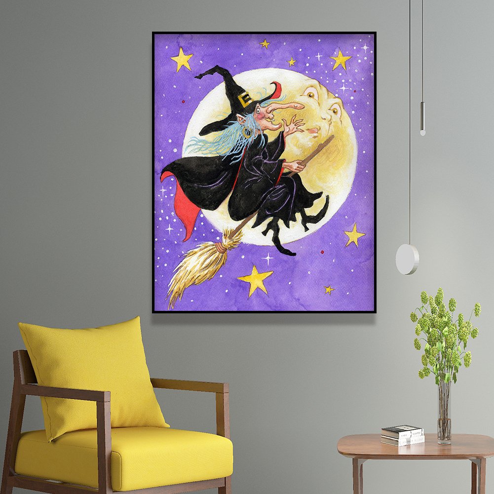 Diamond Painting - Full Round - Witches Moon