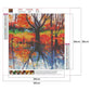 5D DIY Diamond Painting Kit - Full Round - Colorful Tree A