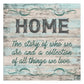 11ct Stamped Cross Stitch Home Family Letters(46*46cm)