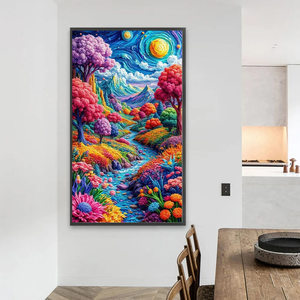 Big Size Diamond Painting - Full Round / Square - Scenery (40*70cm)