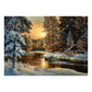 14ct Counted Cross Stitch Landscape (56*46cm)