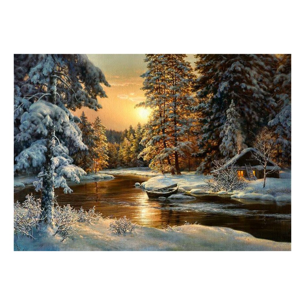 14ct Counted Cross Stitch Landscape (56*46cm)