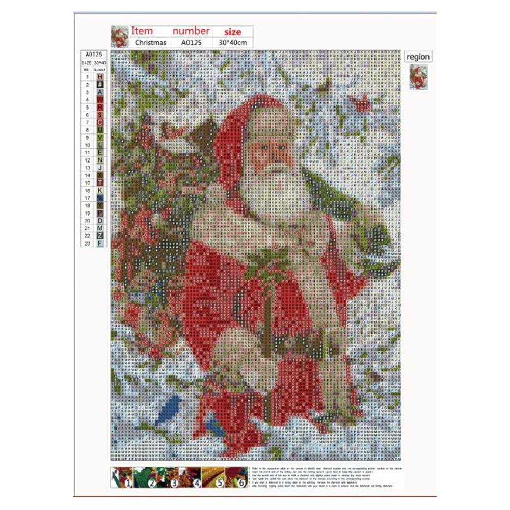Diamond Painting - Full Round - Santa Claus I
