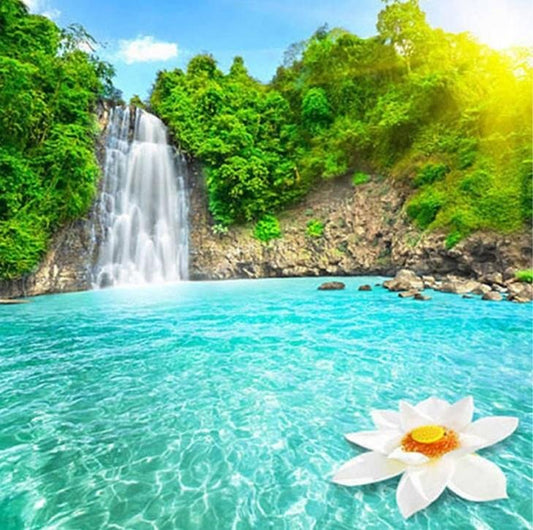 Diamond Painting - Full Round - Waterfall A