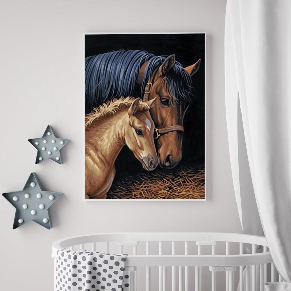 Diamond Painting - Full Round - Horse I