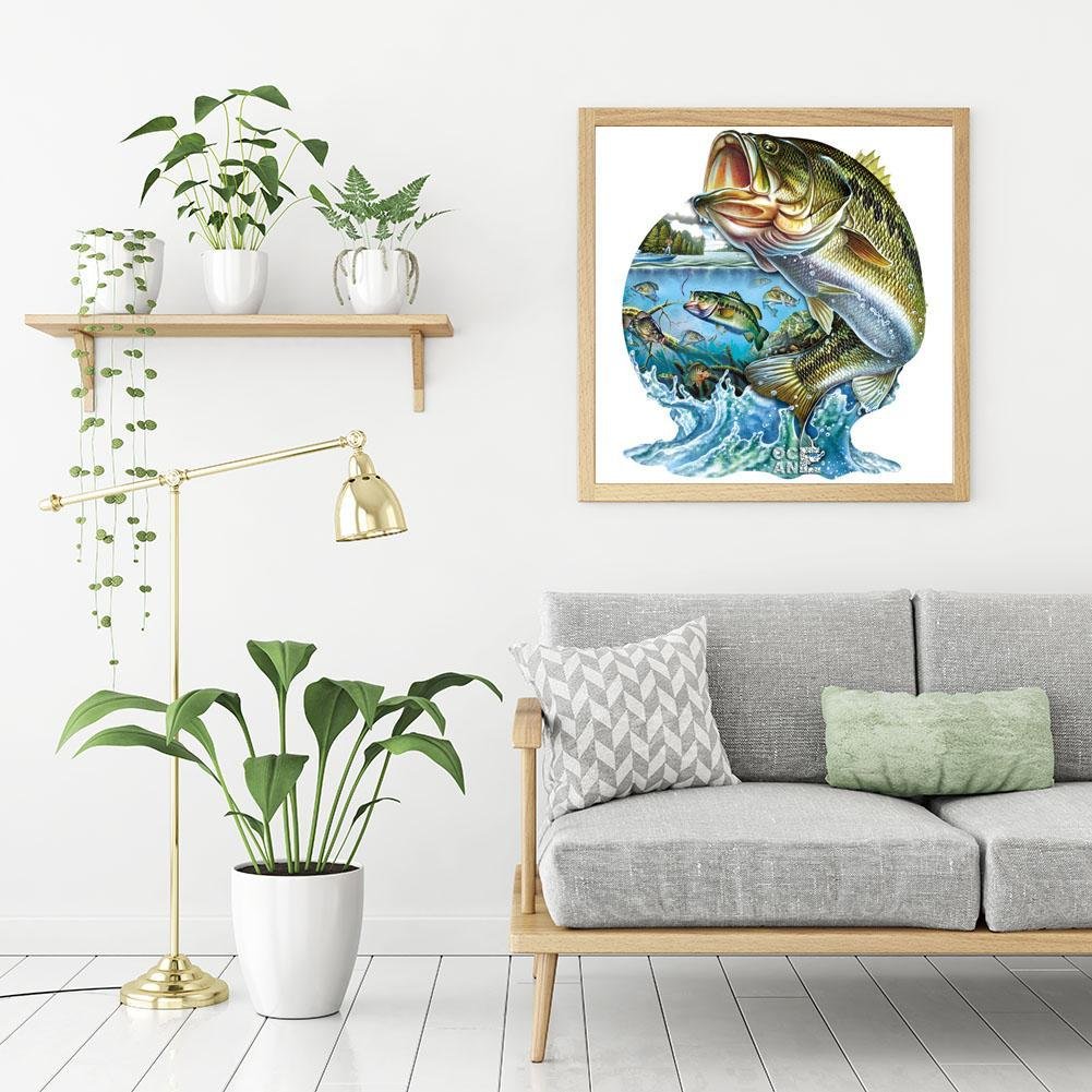 Diamond Painting - Full Round - Fish B