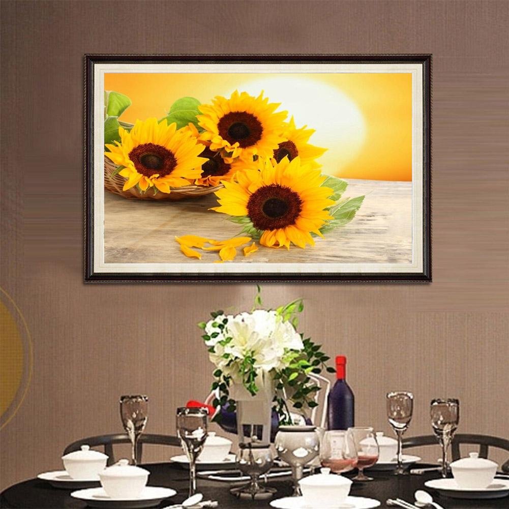 Diamond Painting - Partial Round - Sunflower