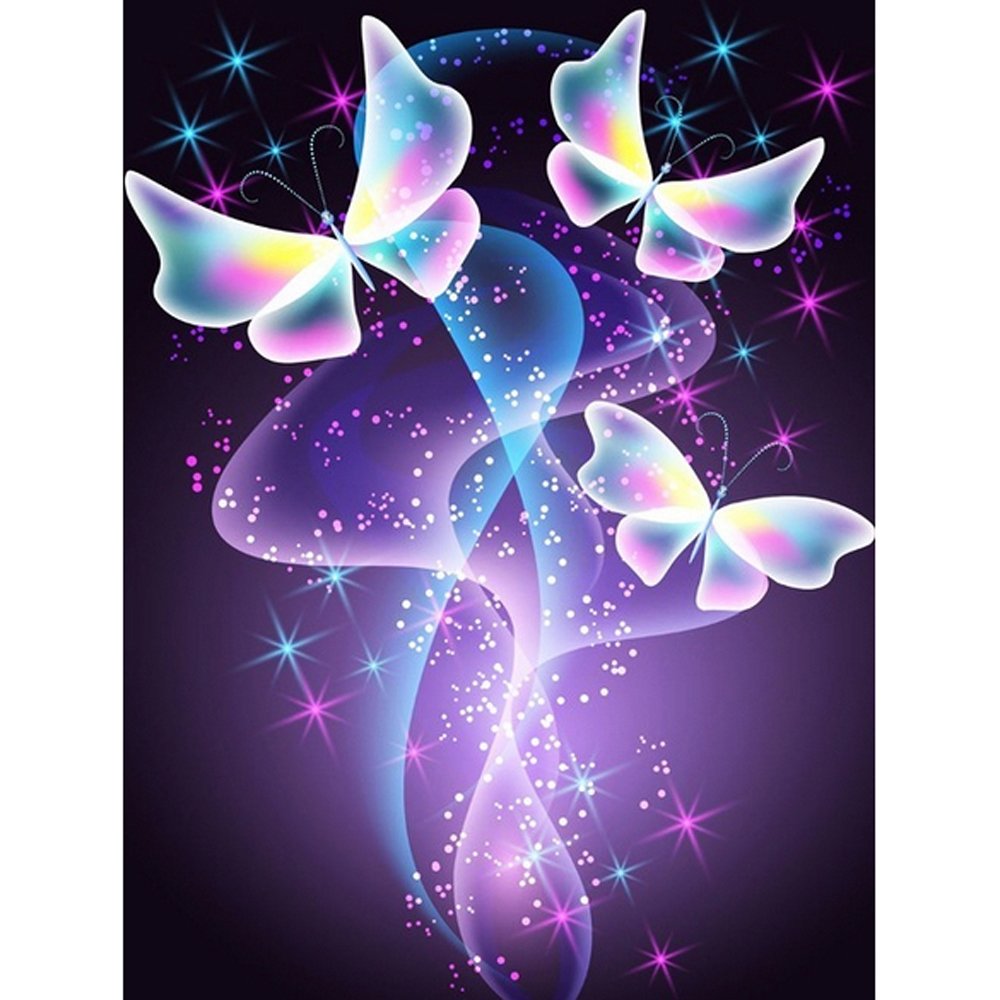 Butterflies Dream World Diamond Painting Art