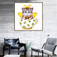 Diamond Painting - Partial Round - Cup Cat A