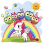 Diamond Painting - Full Round - Cartoon Horse & Owls