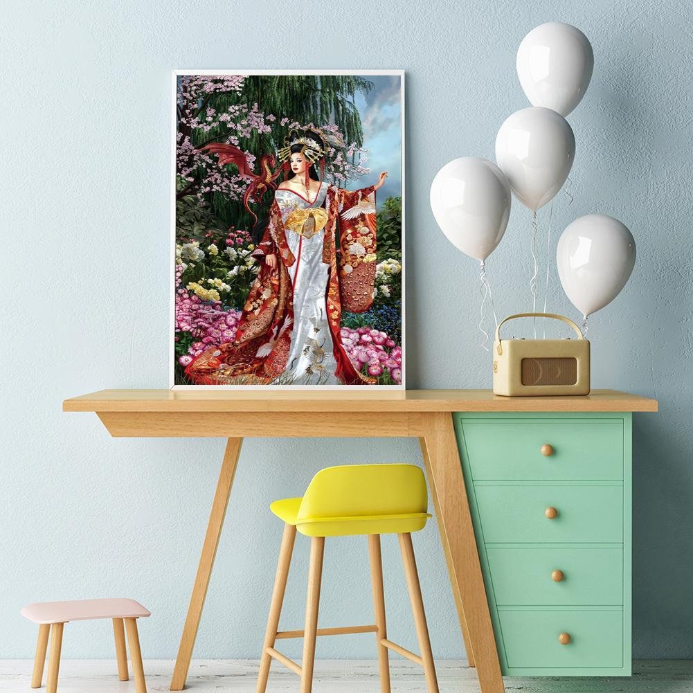 Diamond Painting - Full Round - Ancient Women