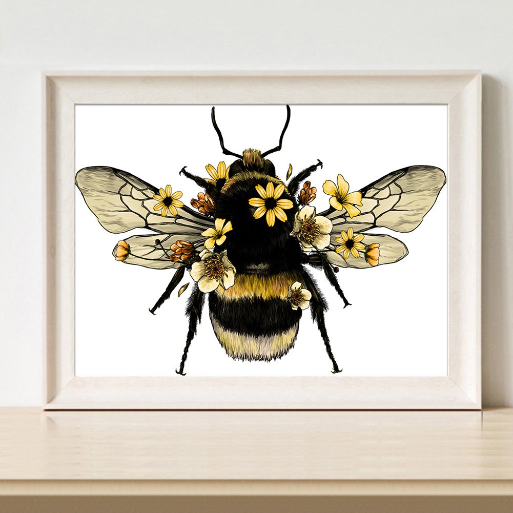 Diamond Painting - Full Round - Bee
