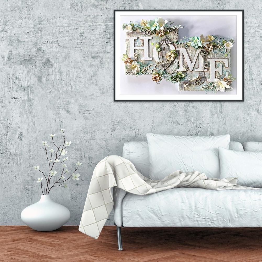Diamond Painting - Full Round - Flower HOME