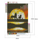 Diamond Painting - Full Round - Lion Shadow