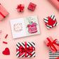 DIY 5D Diamond Painting Happy Birthday Postcard - Cake D
