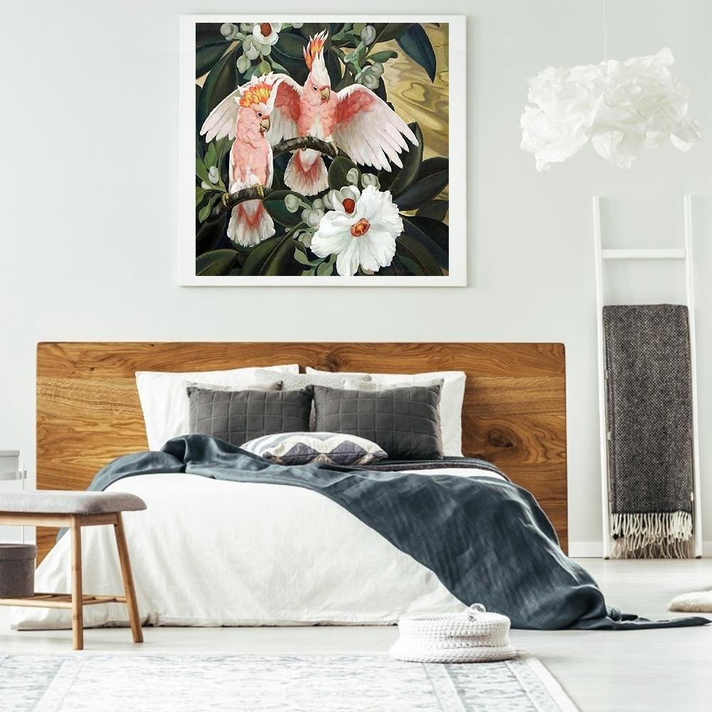 Diamond Painting - Full Round - Bird & Flower