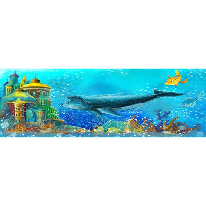 Whale Full Round Square Diamond Painting Kits 30 x 90cm