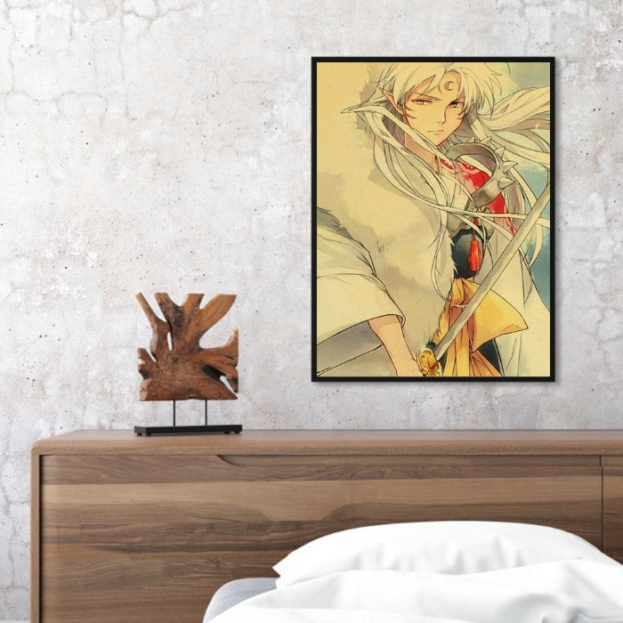 Inuyasha Acrylic Paint on Canvas Home Living Room Decoration