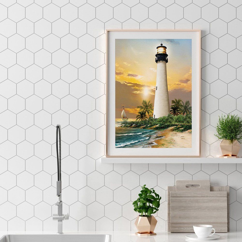 Diamond Painting - Full Round -  Lighthouse A