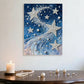 DIY Pearl Painting With Frame - Handmade Self-Adhesive Pearls - Star (30*40cm)