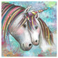 Unicorn 11CT Stamped Cross Stitch Diy Needle Art (36*36CM)