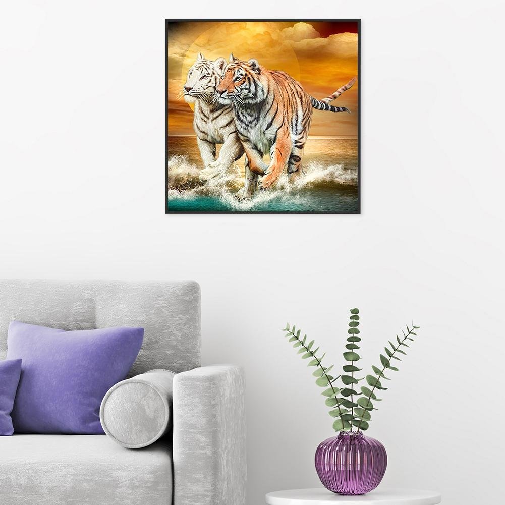 Diamond Painting - Full Round - Tiger E