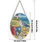 DIY Beach Diamond Painting Vintage Hanging Ornament Size