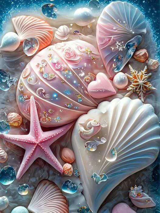 Beach Shells 5D DIY Diamond Painting