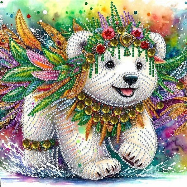 DIY Bear Crystal Rhinestone Diamond Painting Kit