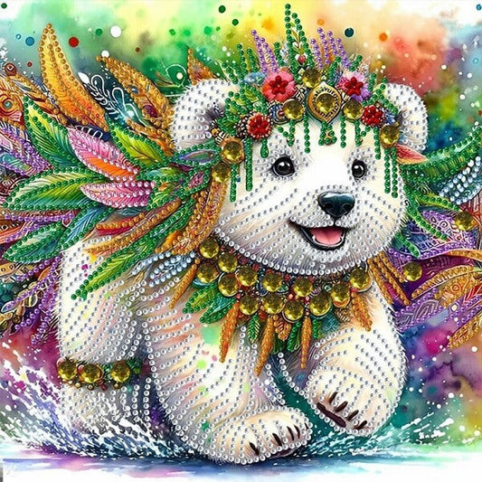 DIY Bear Crystal Rhinestone Diamond Painting Kit