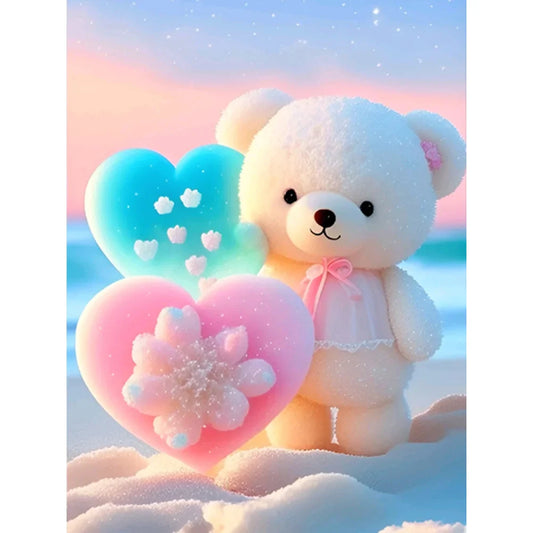 bear paint by diamonds