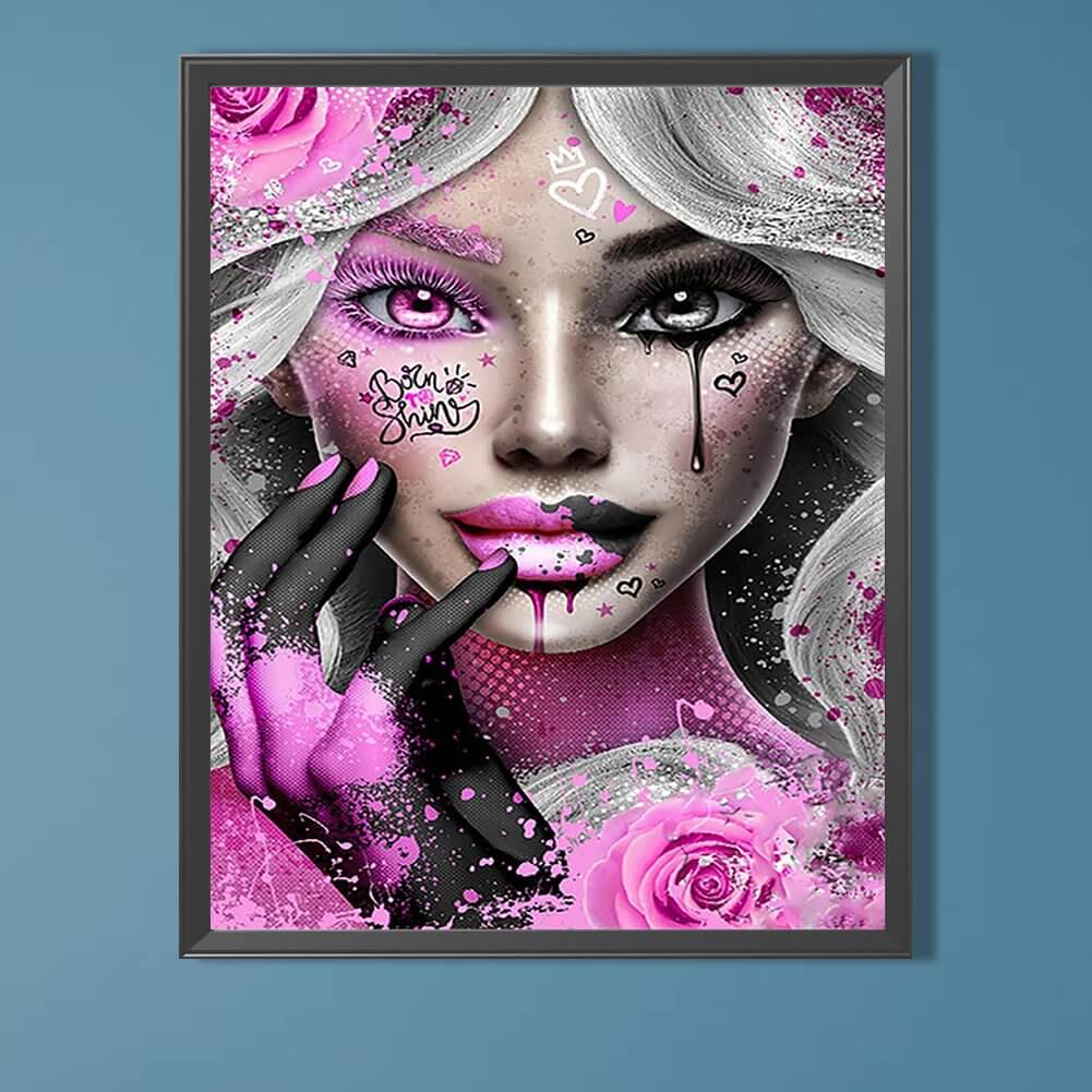 Pink Beauty 5D DIY Diamond Painting Kit