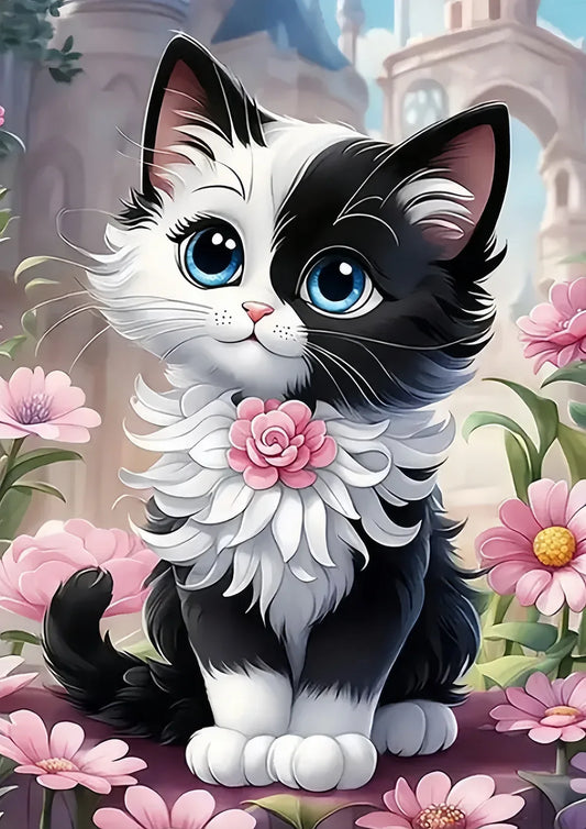 5D DIY Diamond Painting - Full Round / Square - Beauty Cat