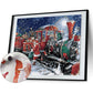 Paint By Number - Acrylic Paints - Snowing Christmas (40*50cm)