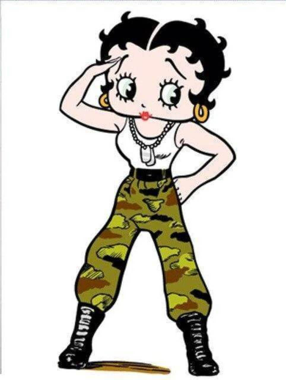betty boop solider diamond art kit