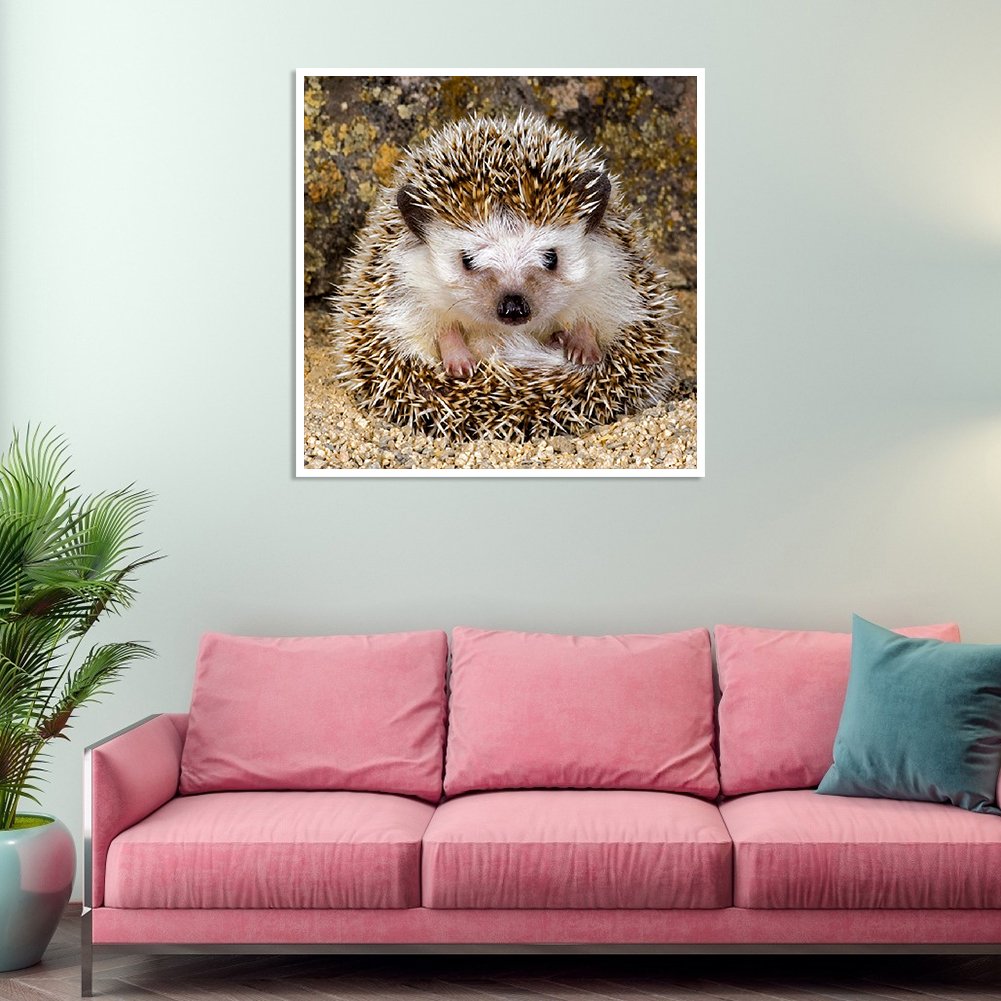 Diamond Painting - Full Round - Hedgehog B