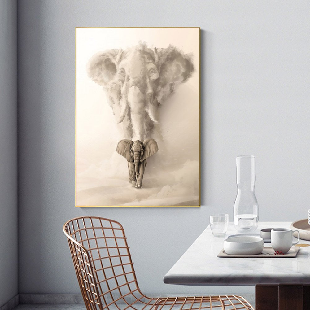 Diamond Painting - Full Round - Elephant G