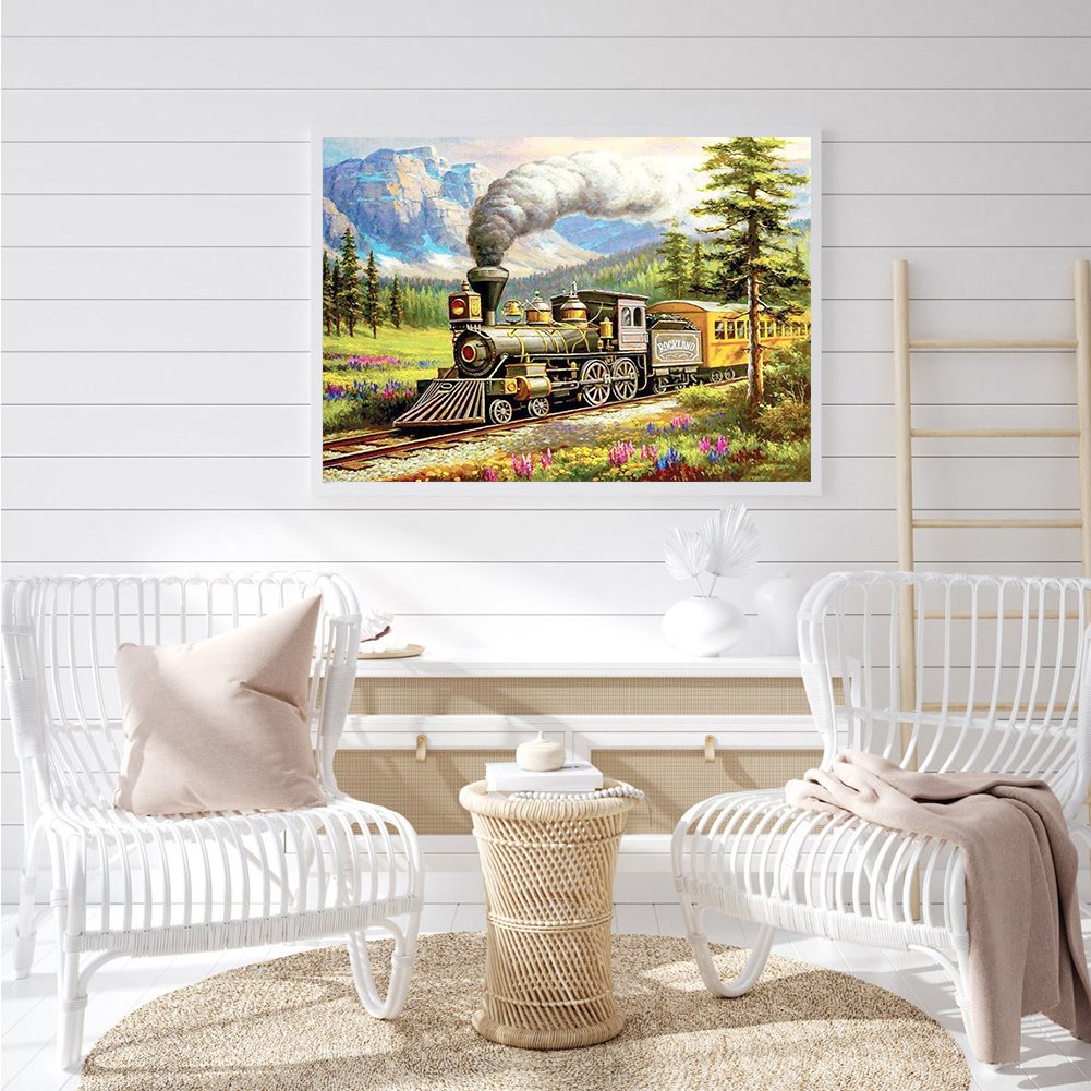 Diamond Painting - Full Round - Train B