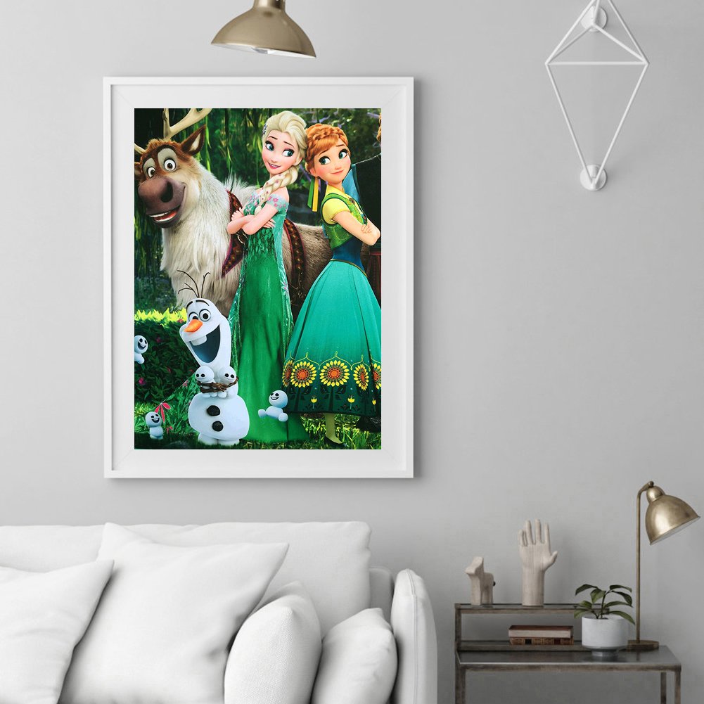 Diamond Painting - Full Round - Frozen B Princess