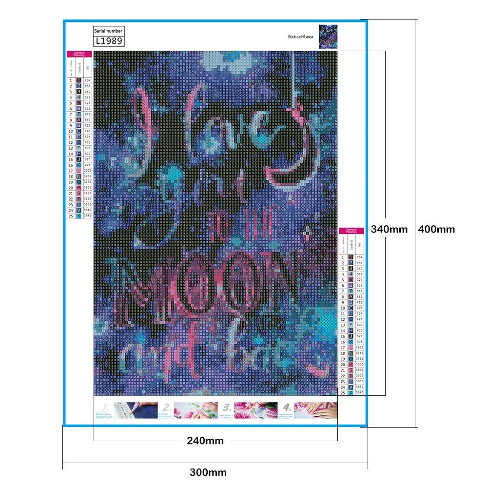 Diamond Painting - Full Round - Galaxy Saying