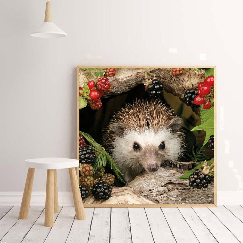 Diamond Painting - Full Round - Hedgehog A