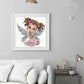 5D DIY Diamond Painting Kit - Full Round - Cute Big Eyes Doll A